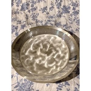 Vintage WMF Ikora Germany EP Brass Platter Tray